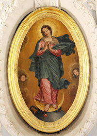 Nekaltai Pradėtoji Švč. Mergelė Marija. XVII a. Antano Lukšėno fotografija