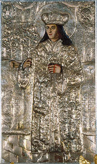 Šv. Kazimiero paveikslo aptaisas. Antano Lukšėno fotografija